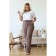 Female trousers, size 50, brown color