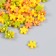 Decor for creativity plastic "forget -me -not Greens, yellow, beige" set 70 pcs mix 0.8x0.8 cm