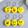 Light Light on the Ring "Smiley Rozhitsa" shines mix 1x4x4 cm