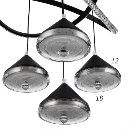 Lamp 1636/5 LED 130W 3000-6000K Black 41x45x114 cm Bayerlux-6