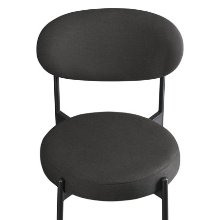 Kaja chair, 500 × 510 × 805 mm, matting, black color-5
