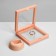 Romb decoration stand, 9 × 2.5 × 9 cm, pink color