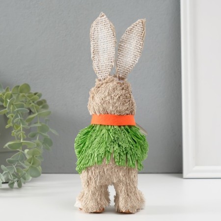 Souvenir "Bunny in green with a stick" 9x8x23.5 cm-3