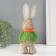 Souvenir "Bunny in green with a stick" 9x8x23.5 cm