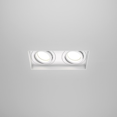 The built-in lamp Technical DL003-02-W, 2x50W, 23x13x3.8 cm, GU10, white color-2