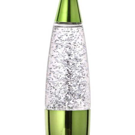 Green Rocket lamp LED, LAVA, sparkles, from batteries 3HLR44 19 cm Risalux-7