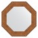 Mirror in the baguette frame, copper chain mail 88 mm, 61x61 cm