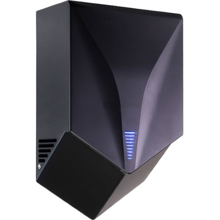 G-teq 8886 hand dryer, high-speed, 1 kW, plastic, black