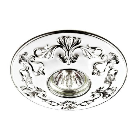 Built -in lamp Novotech, 50 W, GX5.3, 12 V, 65x65 mm, d = 65 mm, white