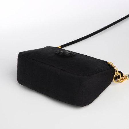 Bag Women's Cross-Bodi with a zipper, black color-6