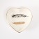 Souvenir ceramic stand for the ring "Heart. Peep" 10.5x10x2 cm