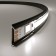 Flexible aluminum profile for Elektrostandard LED tape, LL-2 -LP012, 2 m, black color