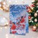 Postcard "Happy New Year!" embossing, bullfinches, 18 x 12 cm