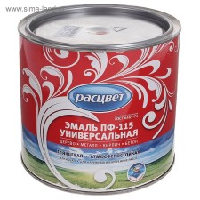 Enamel PF-115 red 1.9kg