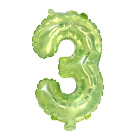 Foil ball 16 "Set 0-9", Mix colors-5
