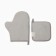 Set of kitchen. Ethel Kitchen, col. Light gray, mittens-seizure 18x29 cm, birch 19x19 cm,