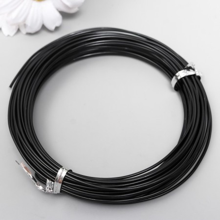 Wire for creativity D 1.5 mm, black steering wheel. 10 m-2