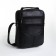 Male bag on lightning, long belt, black color