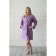 Women's bathrobe, shalka+kant, size 58, lilac color, waffle
