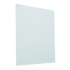 Glass panel 600x600x4 mm white, with mount