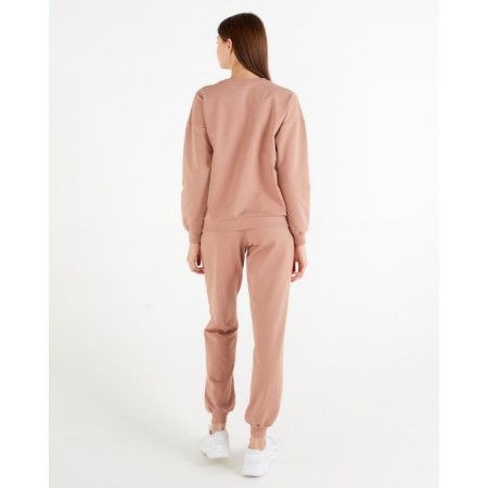 Women's costume (sweatshirt, trousers) minku: Casual Collection Sand color, size 48-5