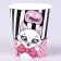 A set of paper dishes with masks "cat": 6 plates, 6 glasses, 6 masks