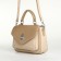 Women's bag on the Textura valve, small size, milk color