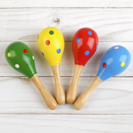 Musical Marakas toy "Peas and strip", mix