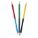 Pencils are bilateral, sharpened, 12 pieces, 24 colors, triangular, wooden body, in a cardboard box