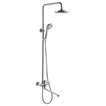 The shower system FMARK FS8345-35, tropical shower, shower set, mixer, satin