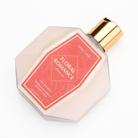 Гель для душа FLORAL ROMANCE, 230 мл, аромат бурбонской ванили, PRESTIGE by URAL LAB-3