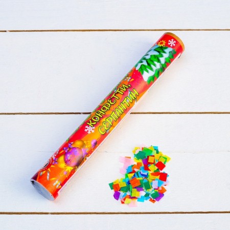Claper Clap with confetti and serpentine, 20 cm-3
