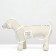 Dog raincoat, size XS (DS 18, OG 25-30, Osh 25 cm), white