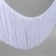 Decorative braid "Furrm", 20 cm, 5 ± 0.5 m, white color