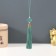 Textile suspension, plastic "Knot of happiness and infinity" Green 0.7x1x9.5 cm