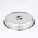 Stainless steel cover, 28 × 28 × 4.5 cm, round