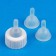 Set for feeding is soft, with a silicone base, 100 ml, white
