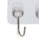 A hanger with an adhesive surface of 6 hooks tundra, transparent, 1 pc.