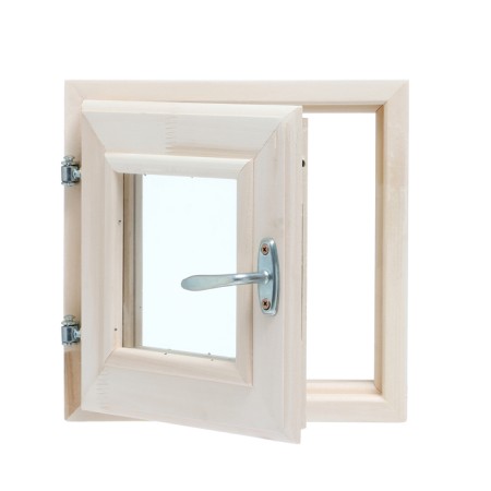 Window, 30 × 30cm, double glass of linden-6
