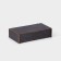 Storage box - Dilan's checkda, 17.3 × 8.8 × 4.4 cm, dark color