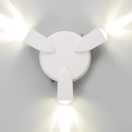 Lamp "Deco" 3xLED 3W 4000K IP66 white 16x4.3x16 cm