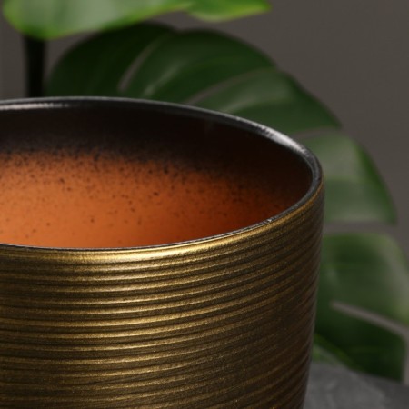 Flower pot "sophistication" brown, 4.7 liters-1