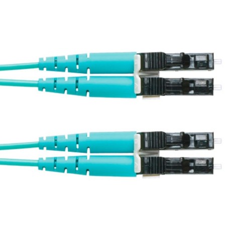 Patch cord Panduit FX2ellNLNSNM003 2x50/125 OM3 LC duplex-LC Duplex 3M LSZH Aquamarine