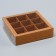 Box for 9 sweets, 13.7 x 13.7 x 3.5 cm. Confectionery packaging