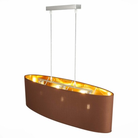 Suspended EVOLUCE lamp. Sle300583-03. Brescia. 3x40 watts, E27, 75x22x22 cm, Nickel color-5