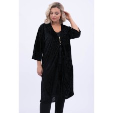 Cardigan female, size 52, black color