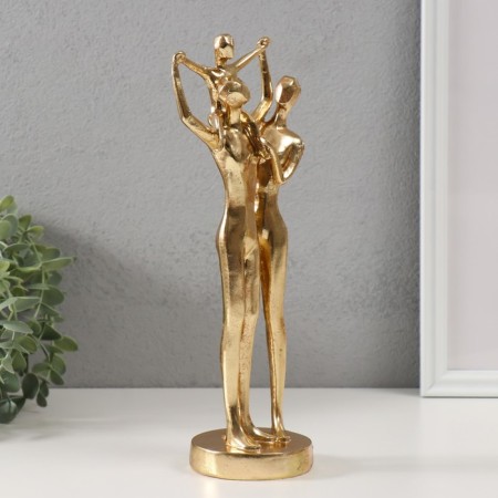Polystone souvenir "Together" gold 27x10x8 cm-1