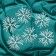 Christmas tree decoration "Small Snowflake" (set of 6 pcs) D-14 cm, white