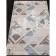 Rectangular carpet Merinos Naturel, size 100x200 cm, color Beige-Blue