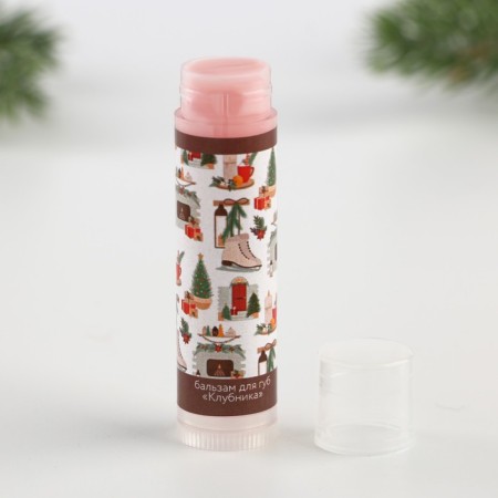 Gift New Year's Set of Notepad, Pen and Balm for the Lip "Shine all year round"-5